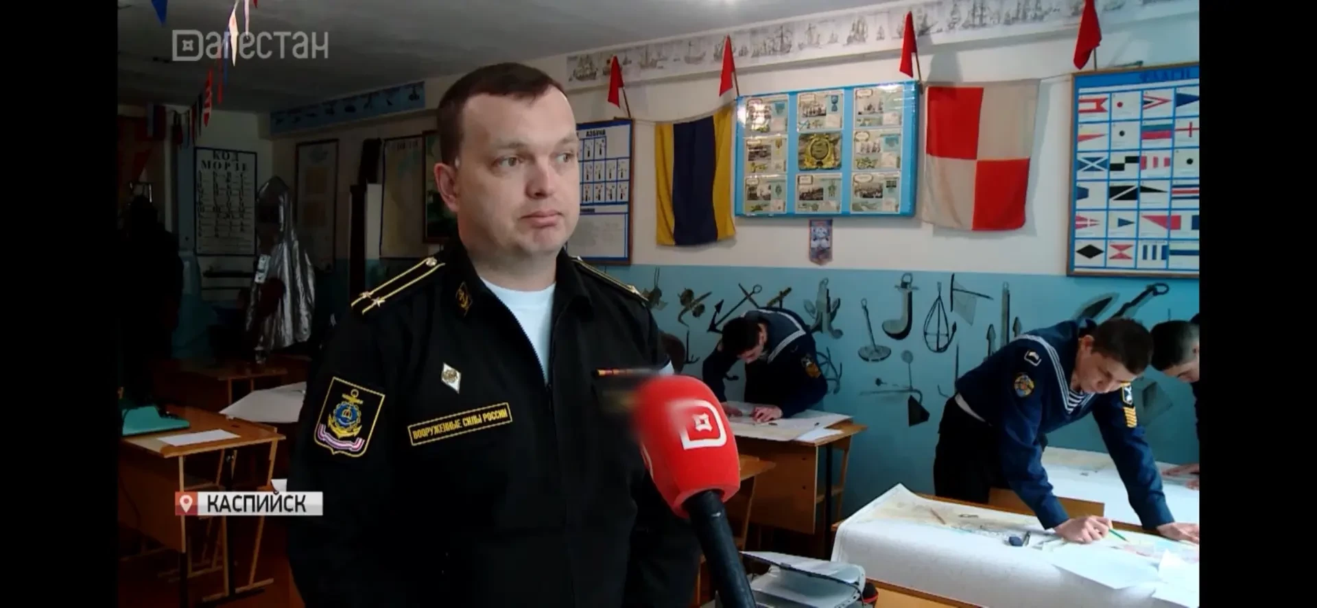 В Каспийске прошёл навигационный конкурс среди кадетов морской школы-интерната