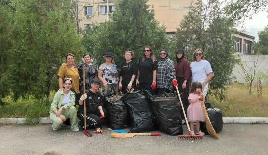 Образовательные учреждения города Каспийска провели общегородской субботник