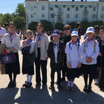 Участие в IV Республиканском слете Российского движения школьников