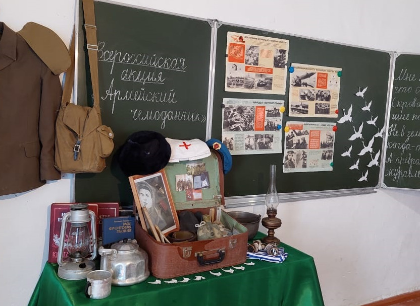 В феврале во всех школах нашей необъятной Родины проходит акция «Армейский чемоданчик», посвящённая Дню защитника Отечества. В феврале во всех школах нашей необъятной Родины проходит акция «Армейский чемоданчик», посвящённая Дню защитника Отечества.