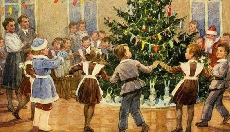 Новогодний утренник для детей Палестины