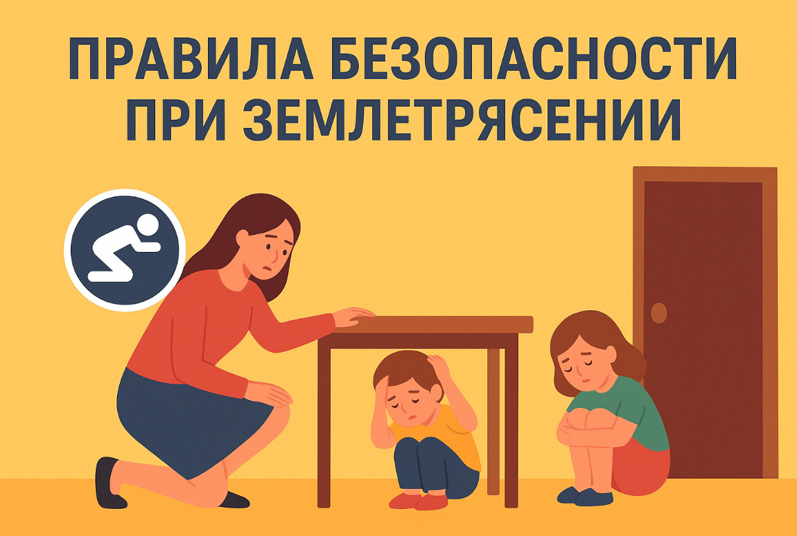 "Алгоритм действий при землетрясении в детском саду"