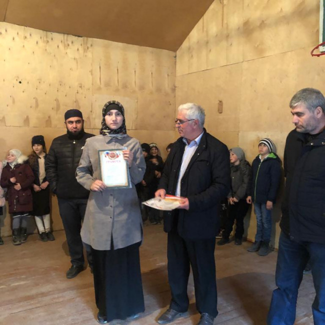 Награждение победителей и призеров Муниципального этапа ВОШ