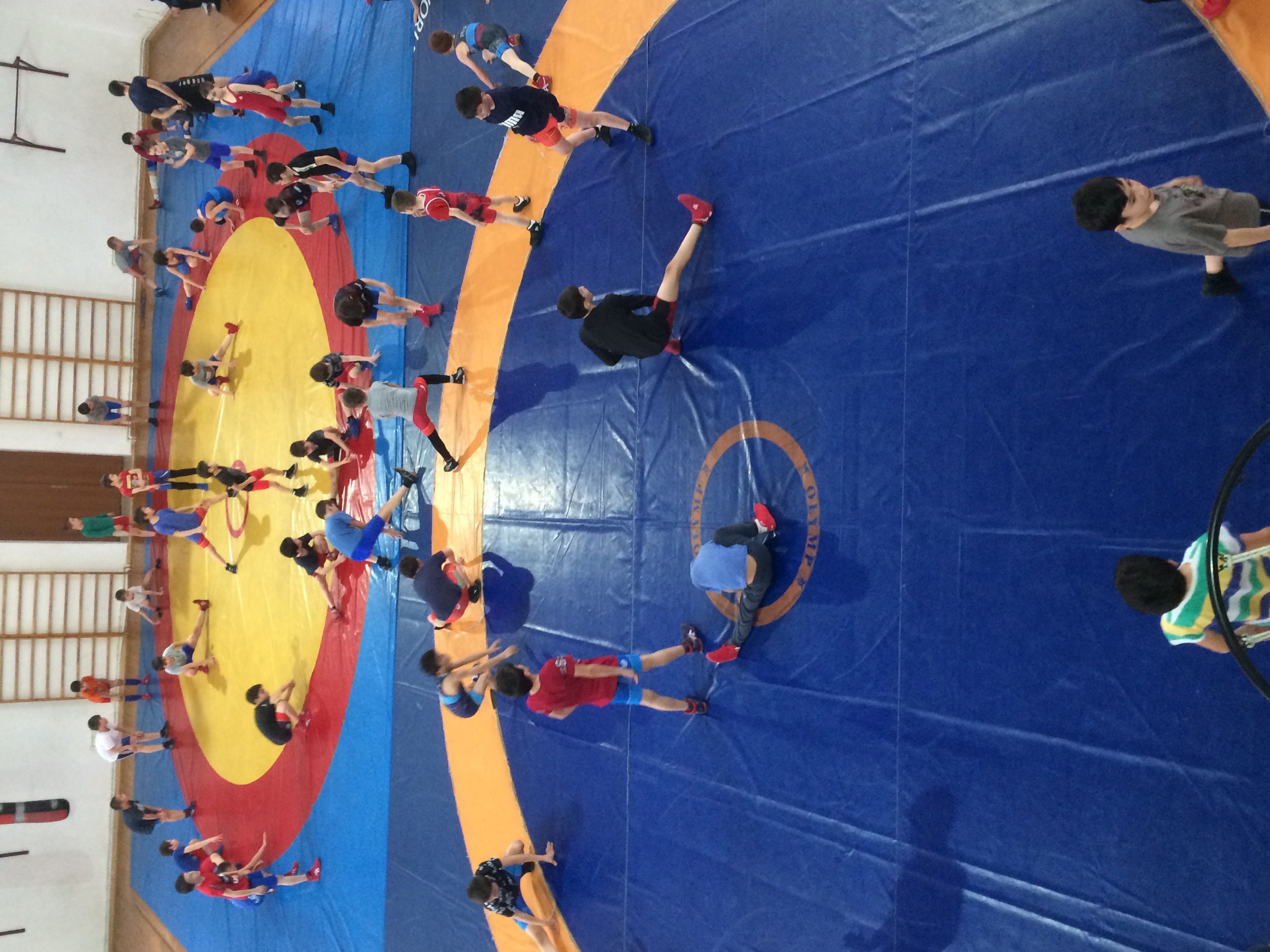 зал для занятий борьбой