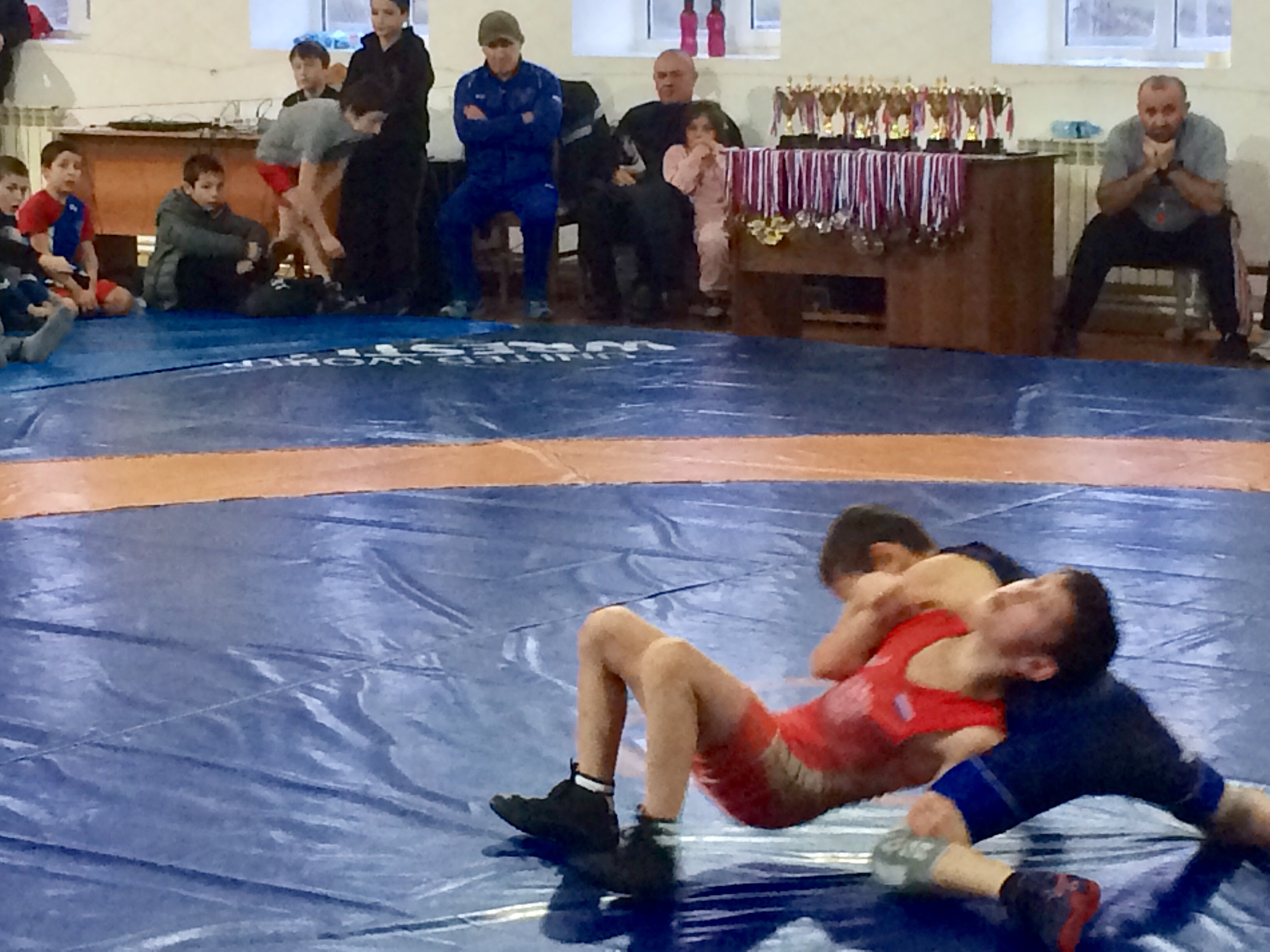 зал для занятий борьбой