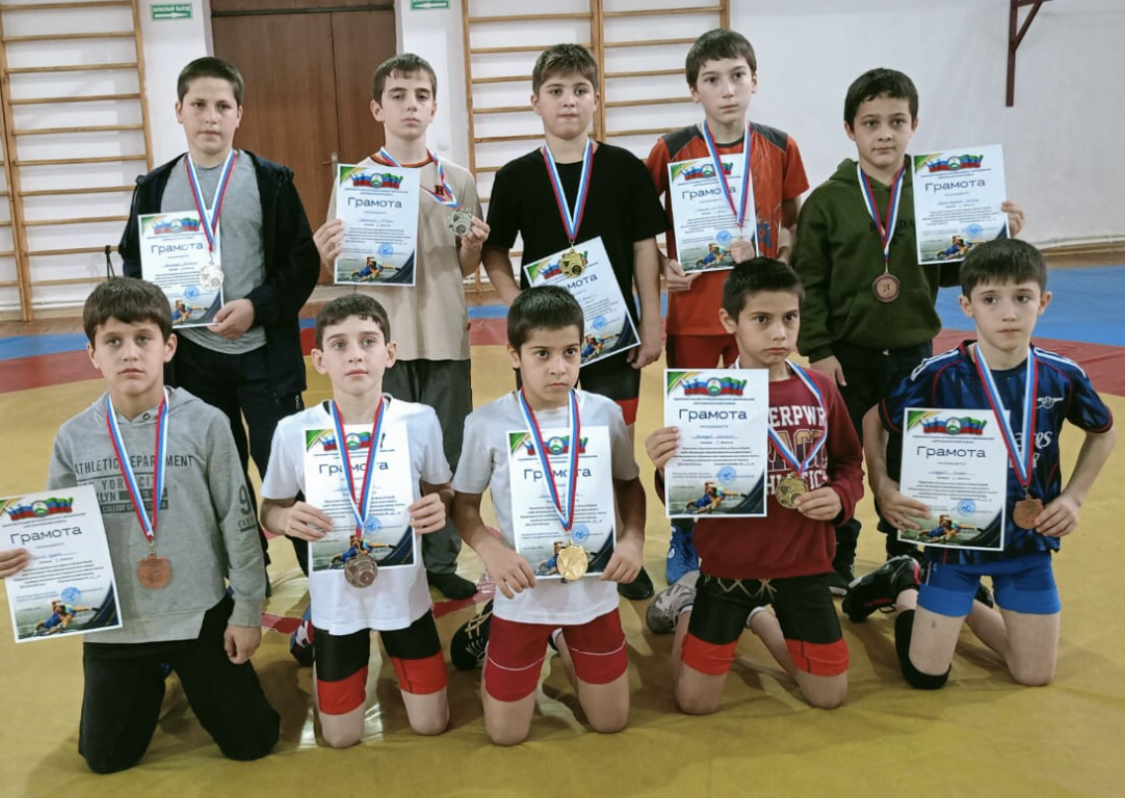 первенство района по вольной борьбе среди юношей 2013-2014 г.р.