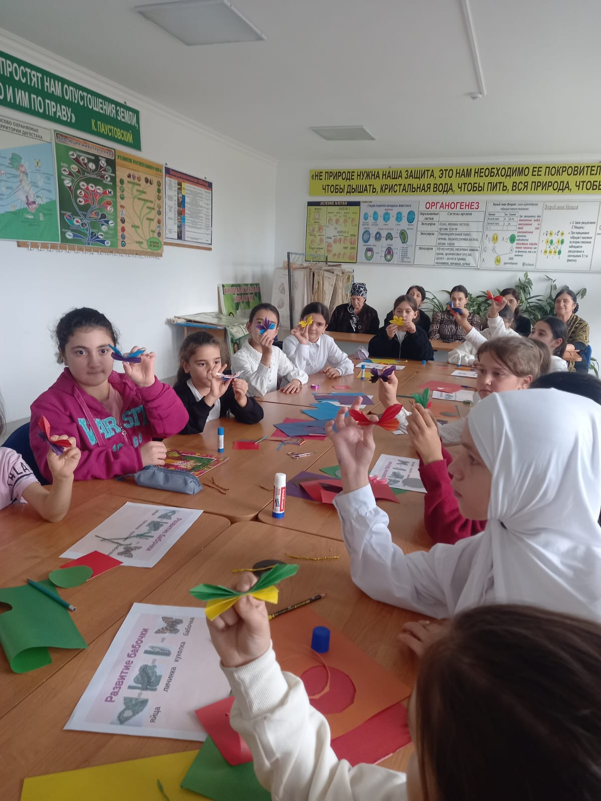 Открытое занятие педагога объединения "Друзья природы" МБУДО"РЦДТ" Ибрагимовой Л.Д. на тему "Бабочки"