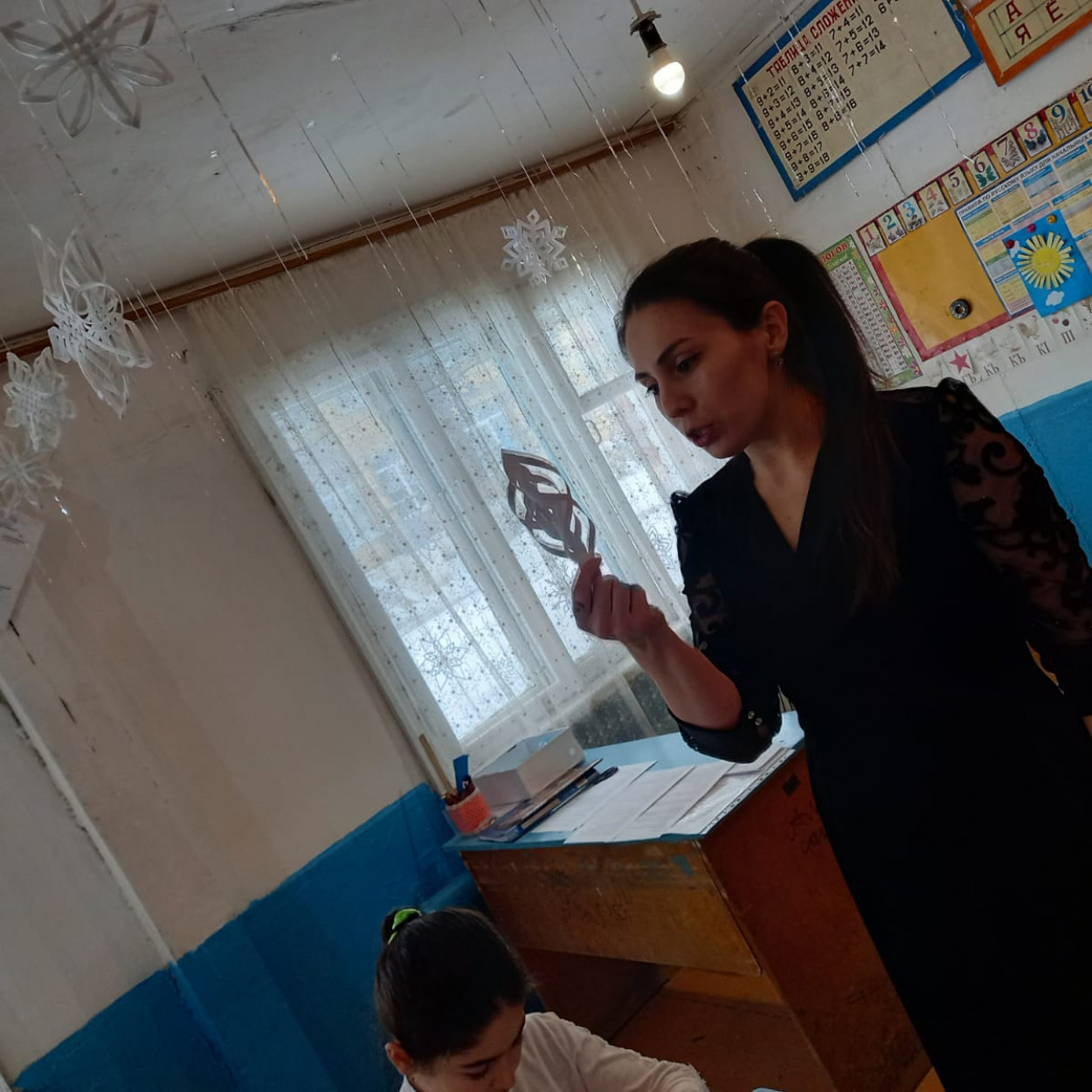 Открытое занятие педагога объединения начального технического моделирования МБУДО"РЦДТ" Кахировой С.А. на тему "Объёмная снежинка"