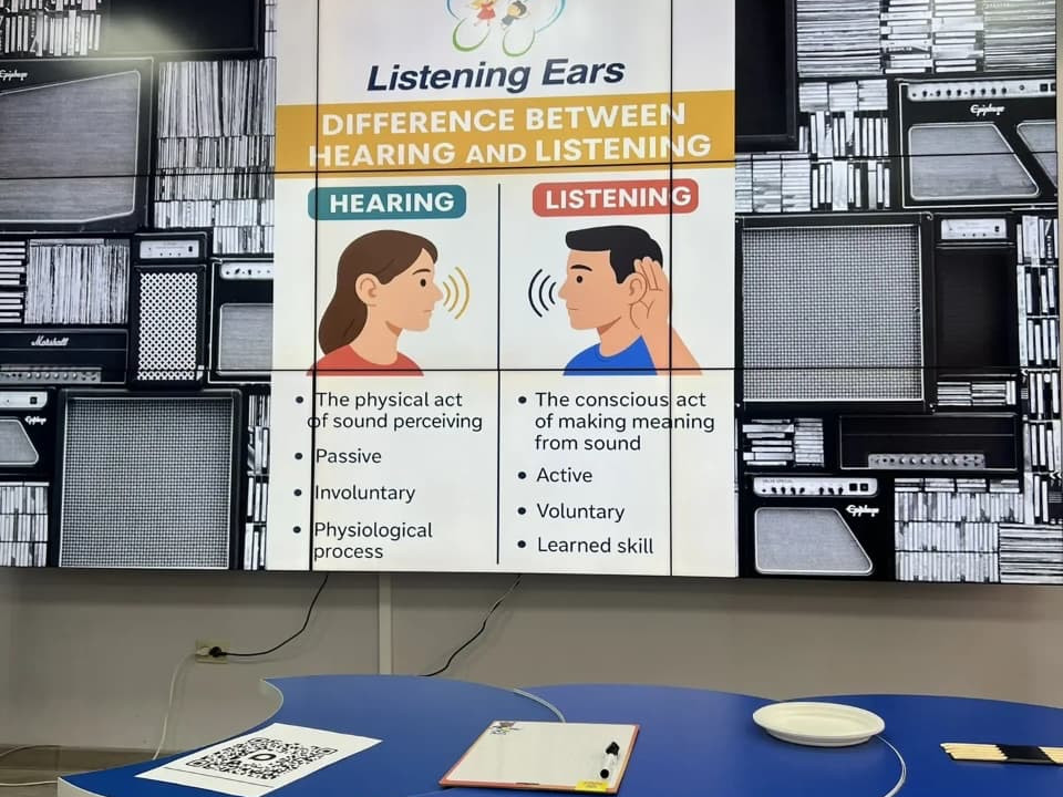 11 февраля учитель английского языка ОАНО 'Сафинат' Касимов Мурад Амирович провёл мастер-класс на английском языке по теме: “The architecture of understanding. Inside the listening mind” ('Архитектура