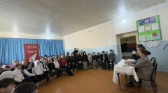 Сегодня в ДДТ состоялась замечательная Классная встреча с инспектором по делам несовершеннолетних – Севдой Курбановой.