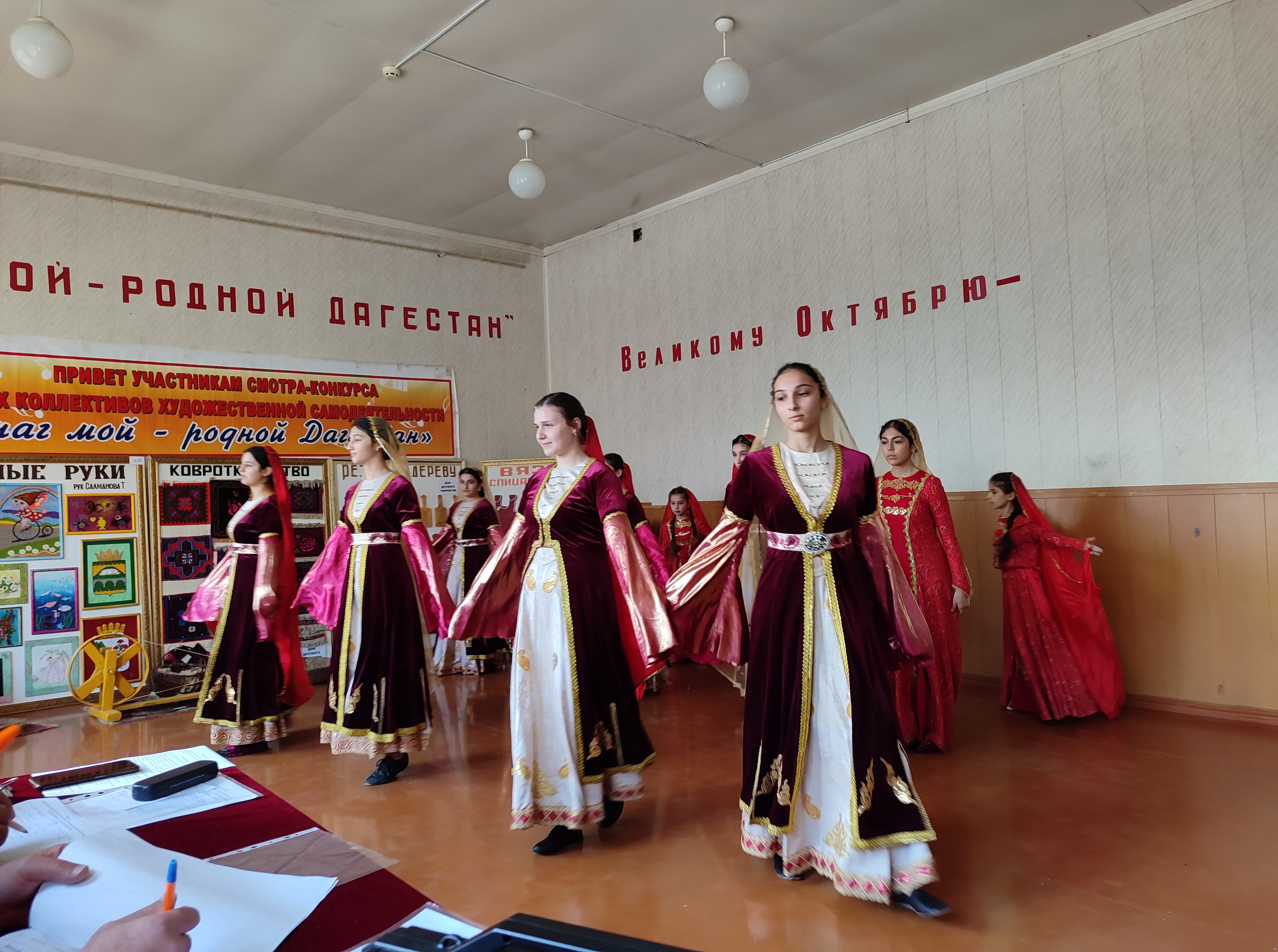 Финалисты муниципального этапа республиканского смотра – конкурса «Очаг мой – родной Дагестан», посвящённого Году единства народов России.