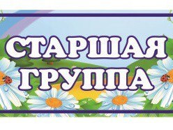 старшая группа