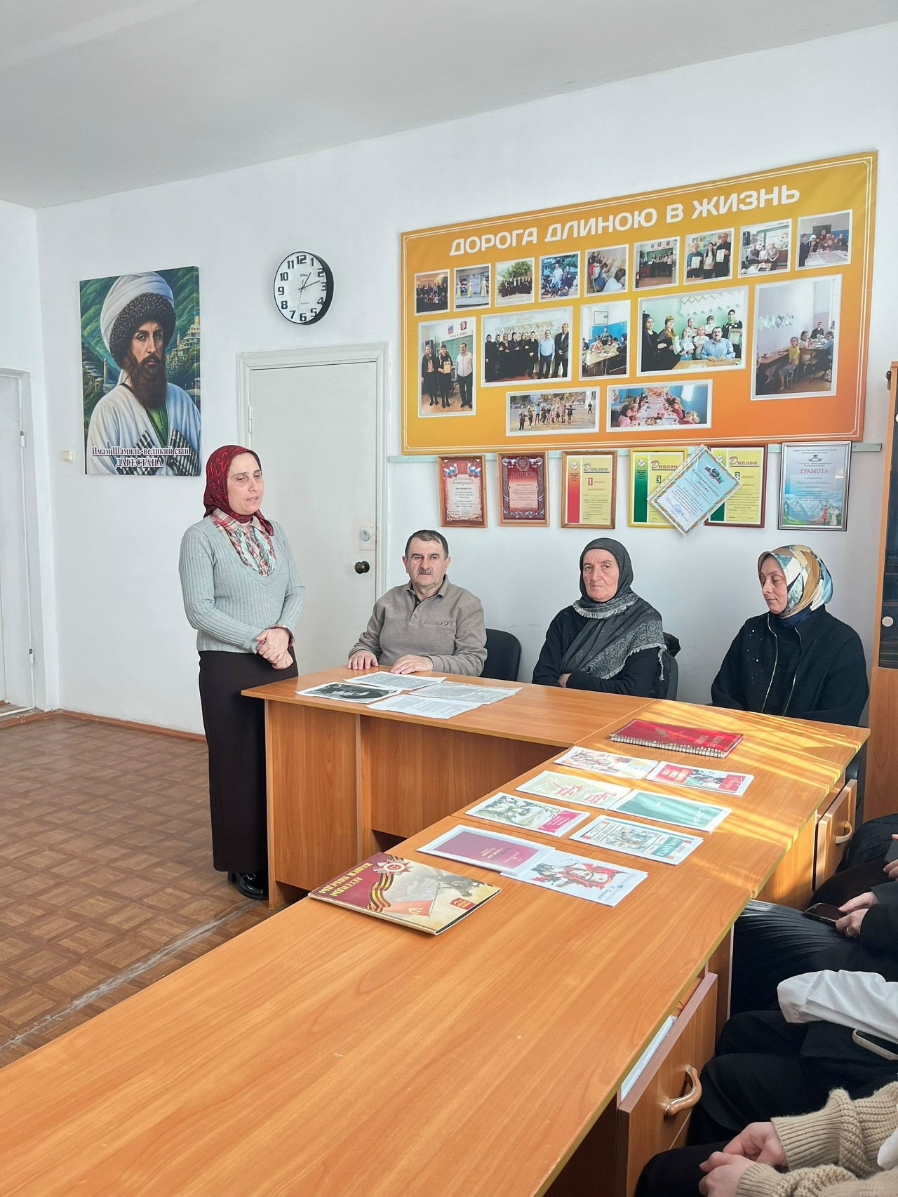 Литературная гостиная посвящённая Великой Отечественной войне.