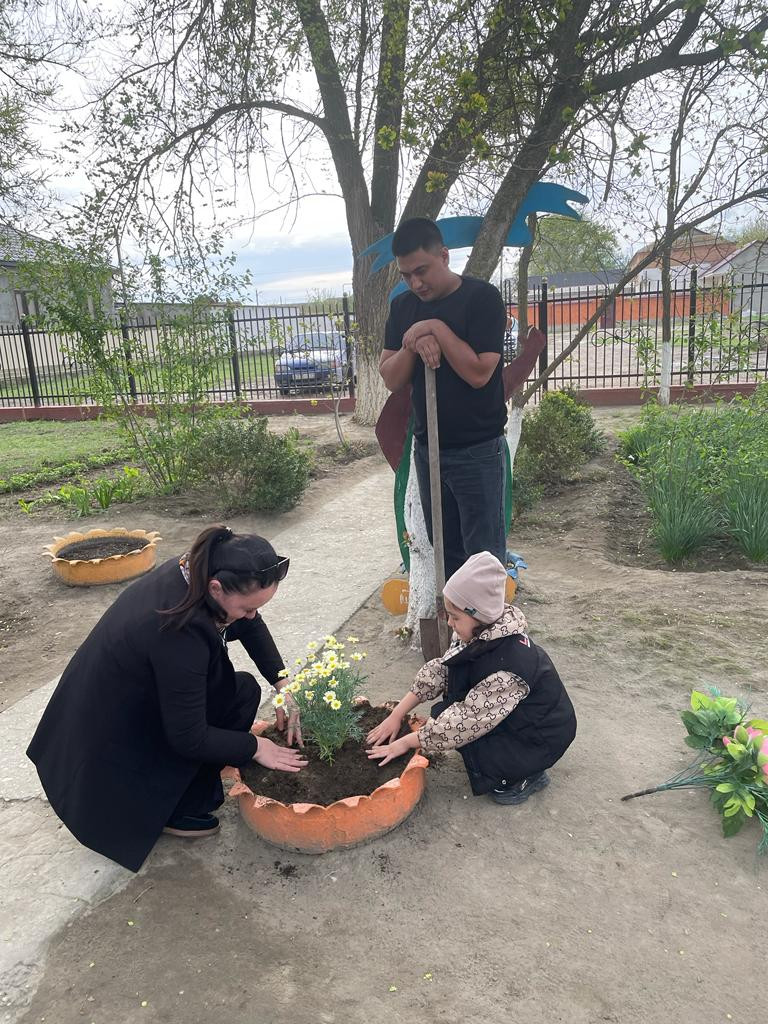 акция с родителями "Зелёный двор"
