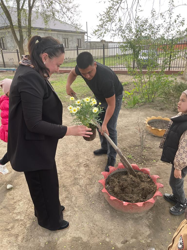 акция с родителями "Зелёный двор"