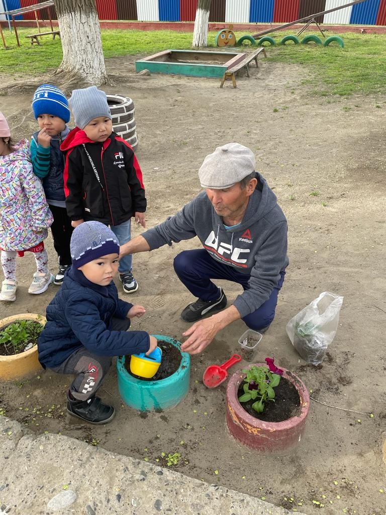акция с родителями "Зелёный двор"