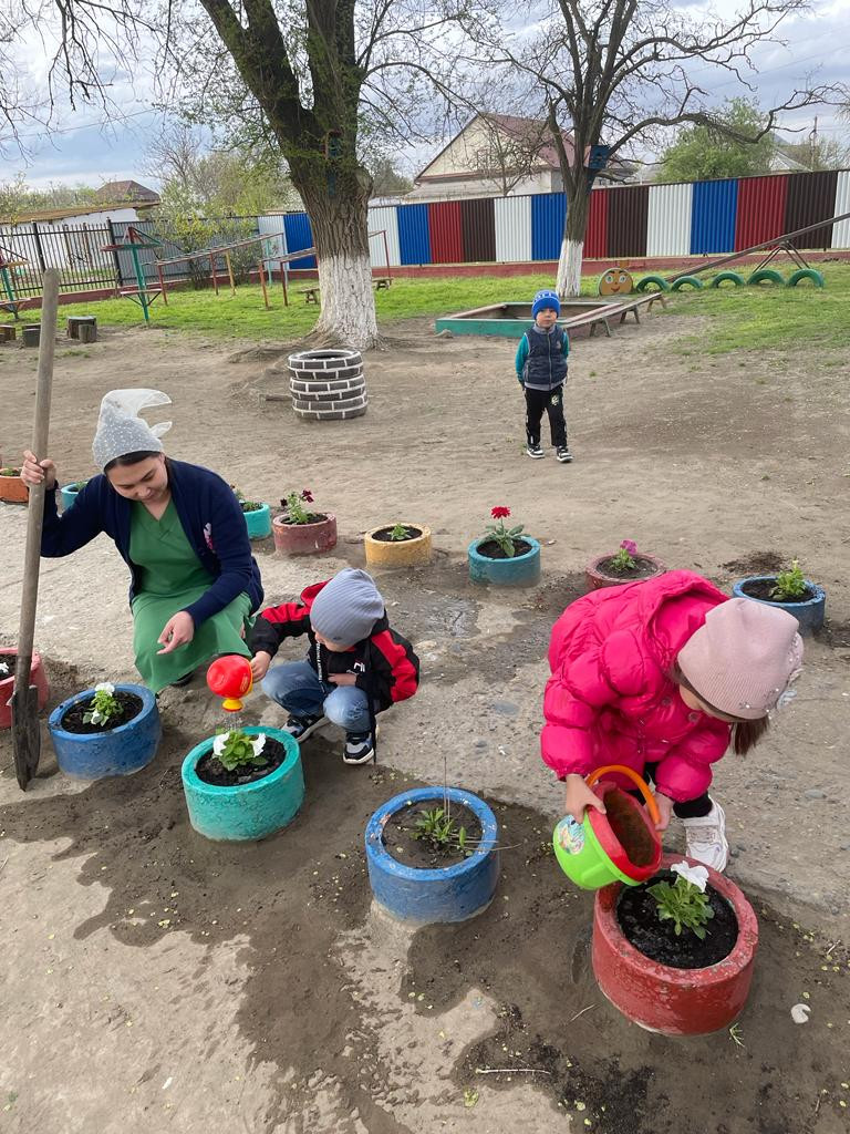 акция с родителями "Зелёный двор"