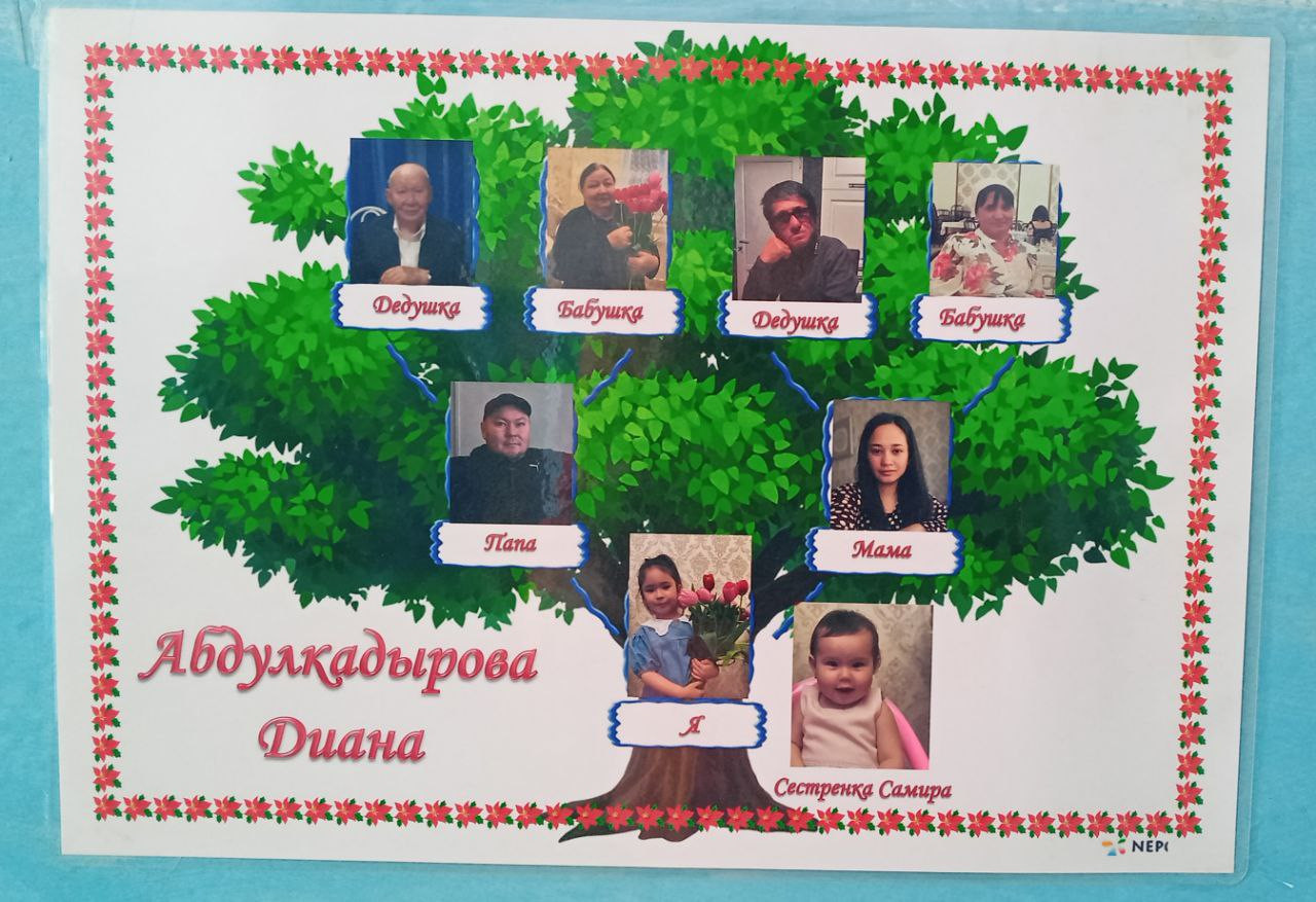 Фотовыставка "Древо семьи" в средней группе "Улыбка". Воспитатель: Шоматова Н.Э.