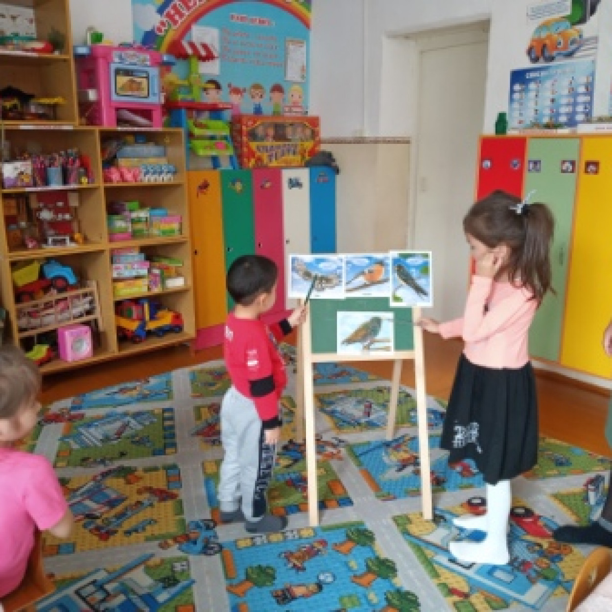 Занятие в младшей группе