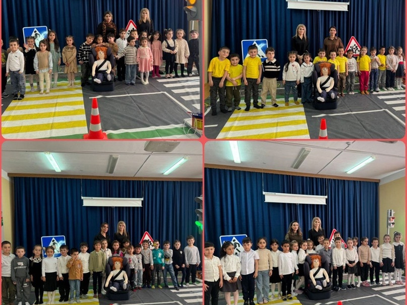 Проведён инструктаж ПДД для детей старших и средних групп педагогом Лаборатории безопасности ДЮАШ Абдурагимовой М.И.