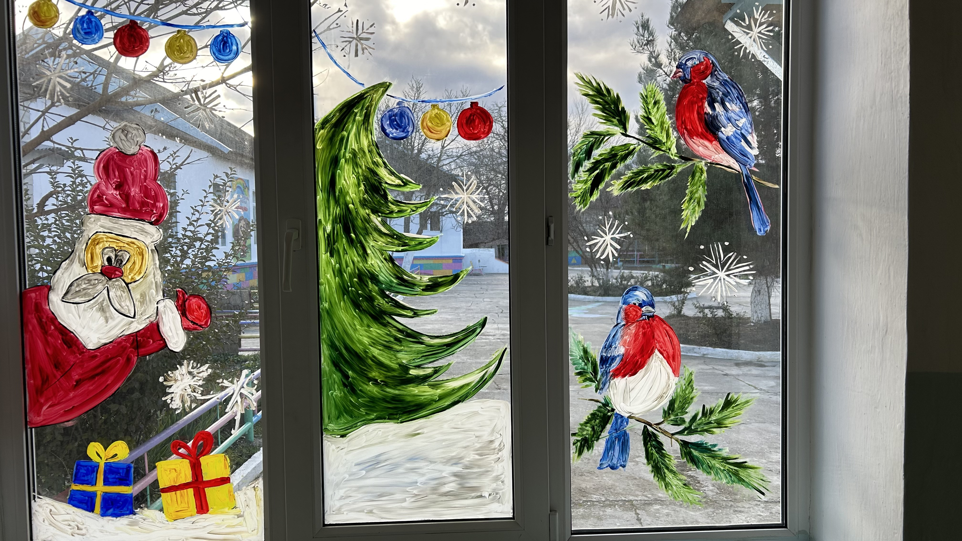 Новогодние окна