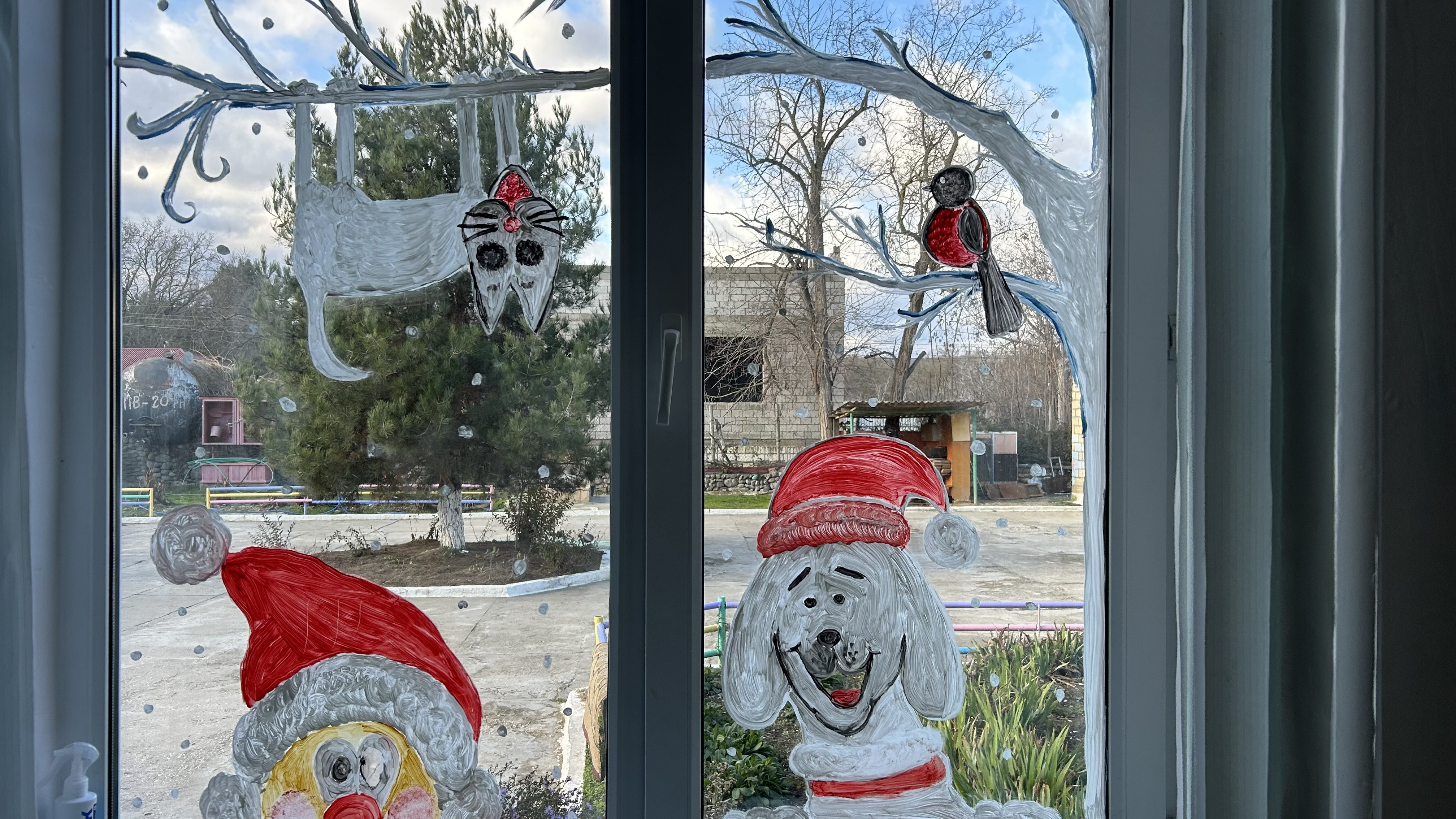 Новогодние окна