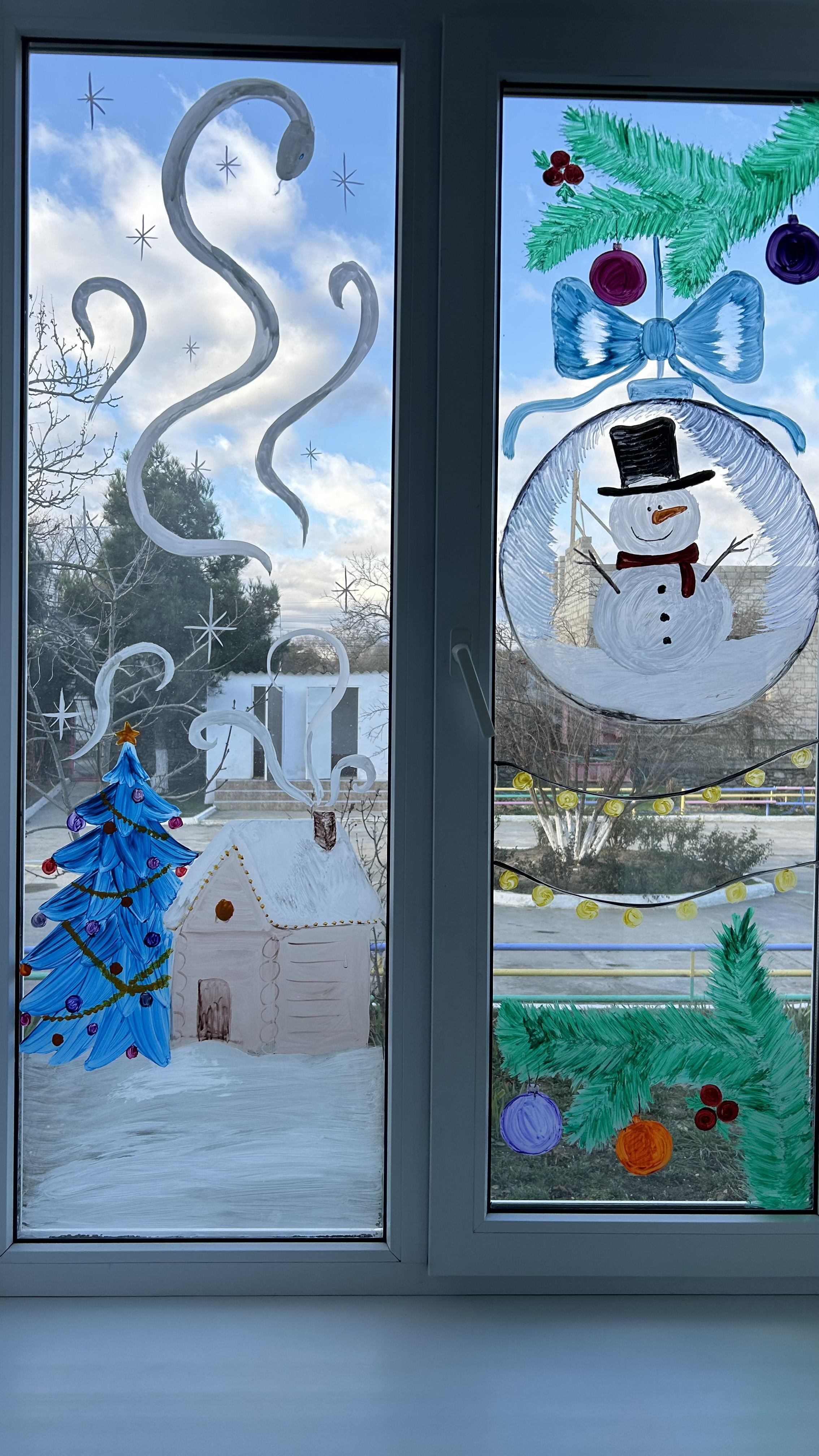 Новогодние окна