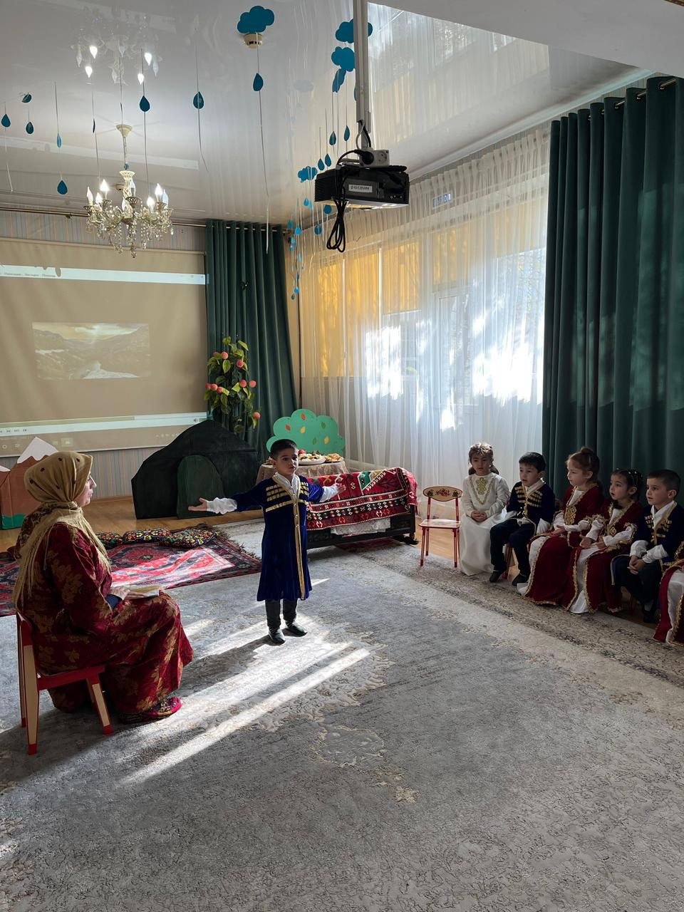 Открытое занятие в средней возрастной группе