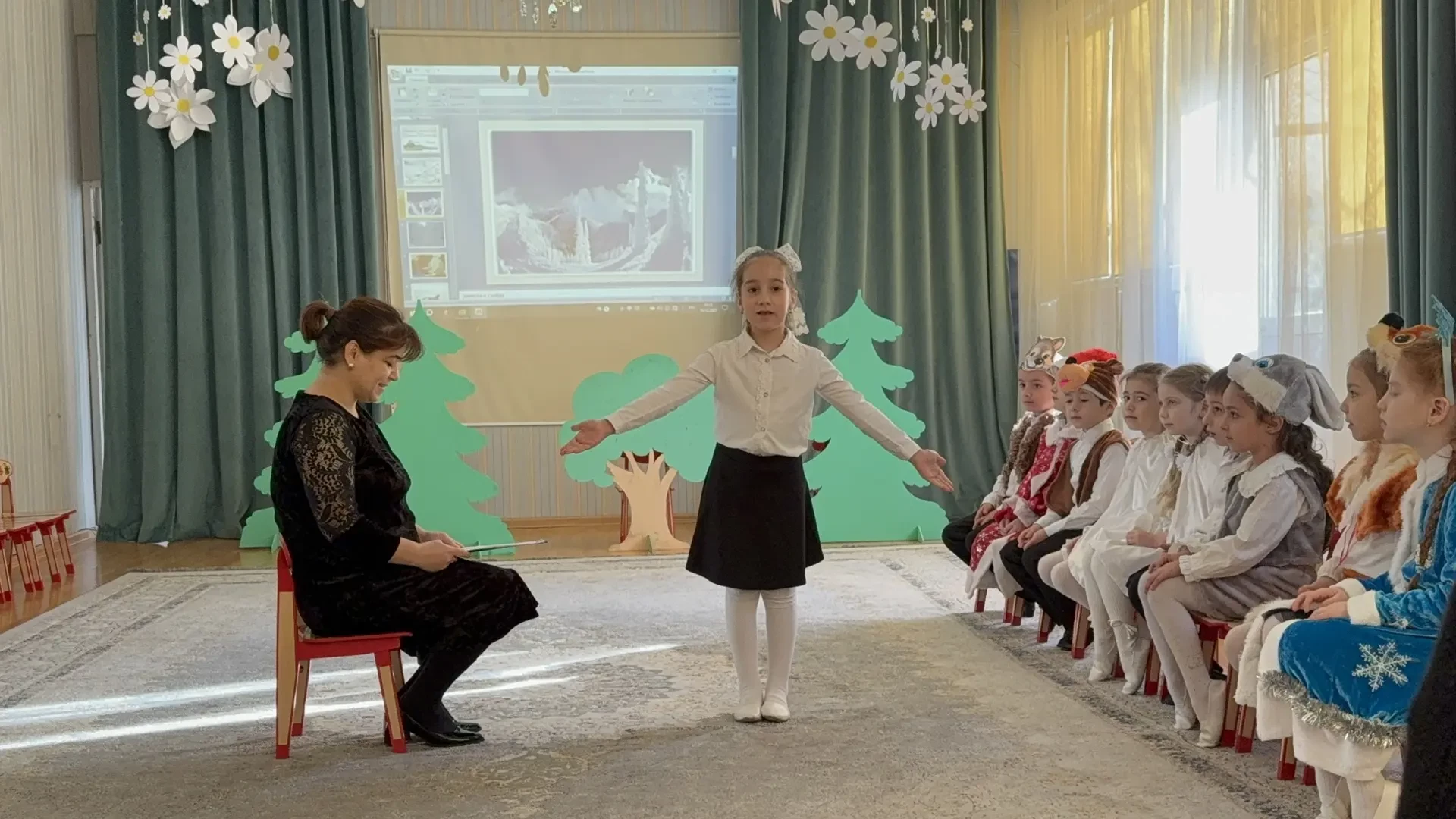 Открытое занятие по театрализованной деятельности в подготовительной группе «Б» на тему: «Дагестанская сказка «Чудо»