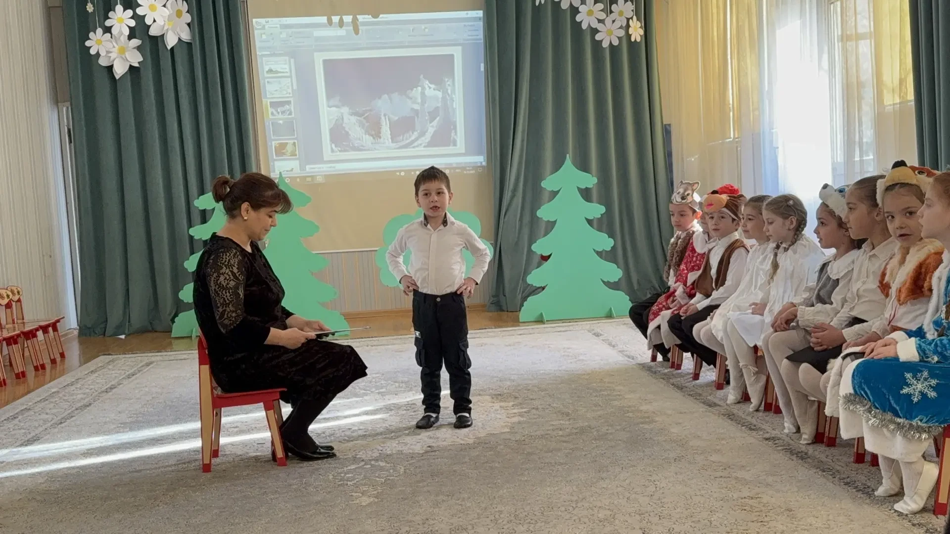 Открытое занятие по театрализованной деятельности в подготовительной группе «Б» на тему: «Дагестанская сказка «Чудо»