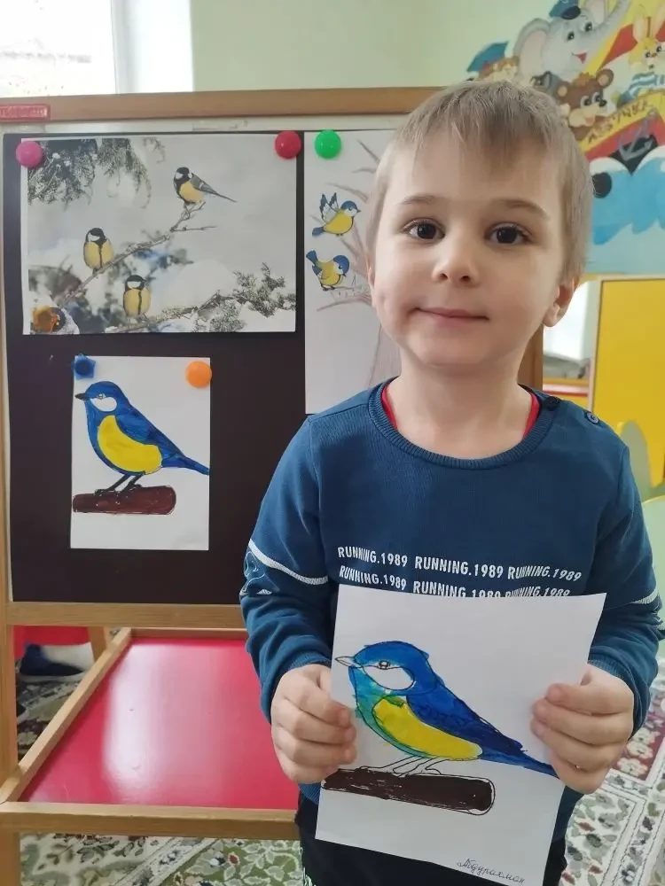 Худ-твор.Рисование. Тема:"Синичка" Худ-твор.Рисование. Тема:"Синичка"