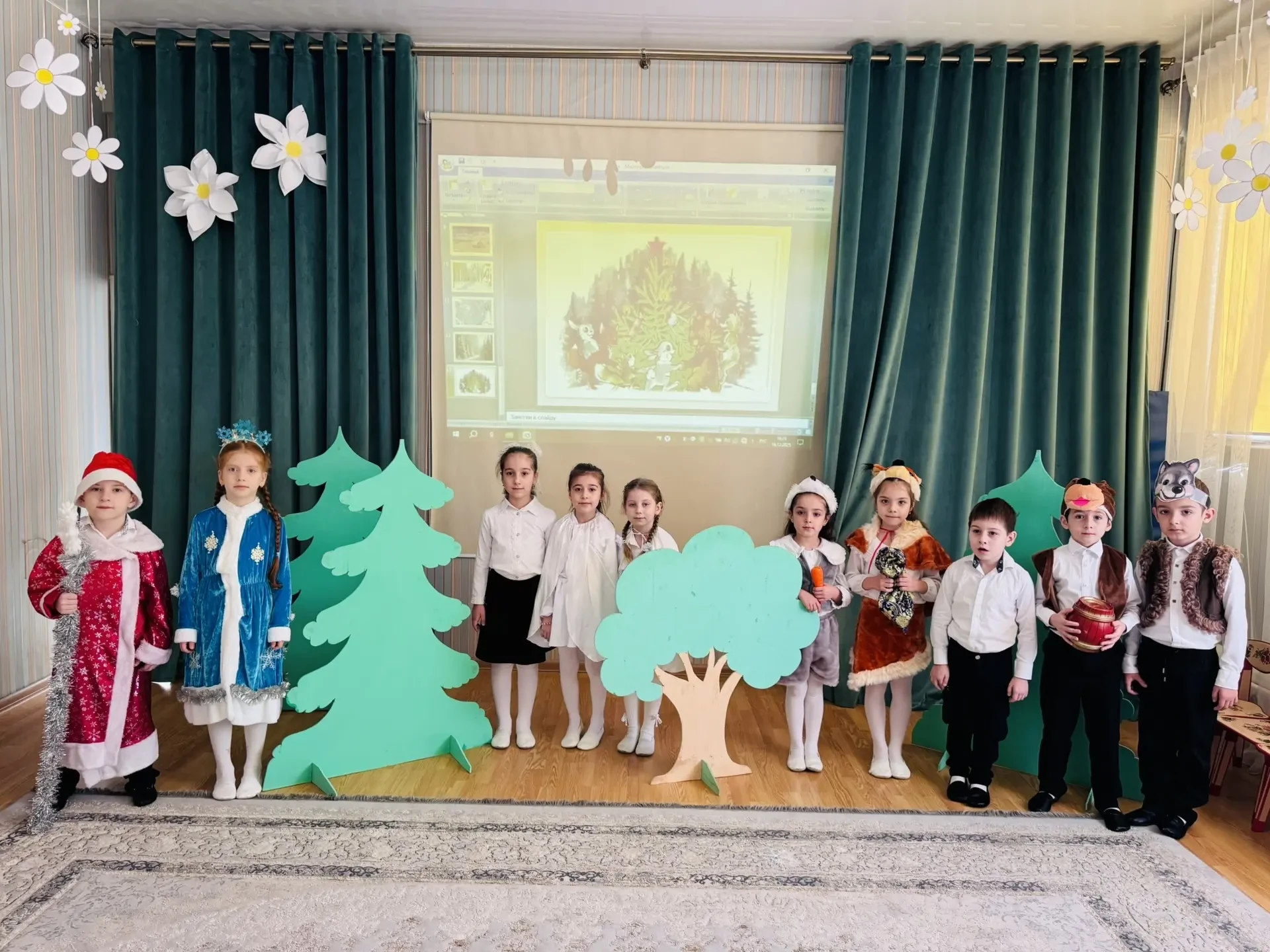 Открытое занятие по театрализованной деятельности в подготовительной группе «Б» на тему: «Дагестанская сказка «Чудо»