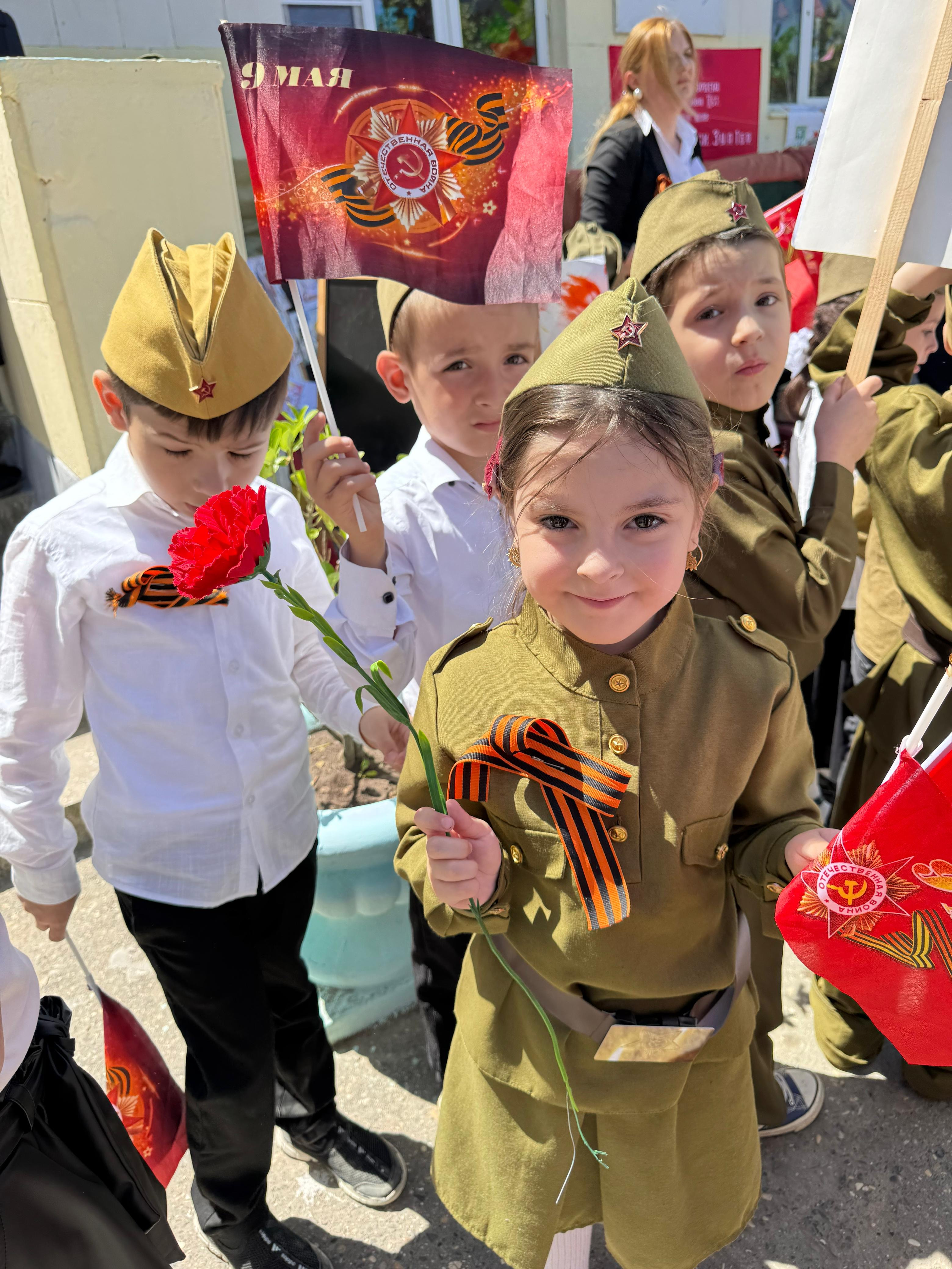 Парад Победы в детском саду №26 города Каспийска объединил память, гордость и творчество