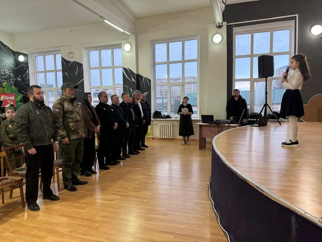 16.03.2026 г. «Классная встреча» в МБО ДО«ЦДТТ г. Каспийска» с участниками Афганской, Чеченской войны и СВО.