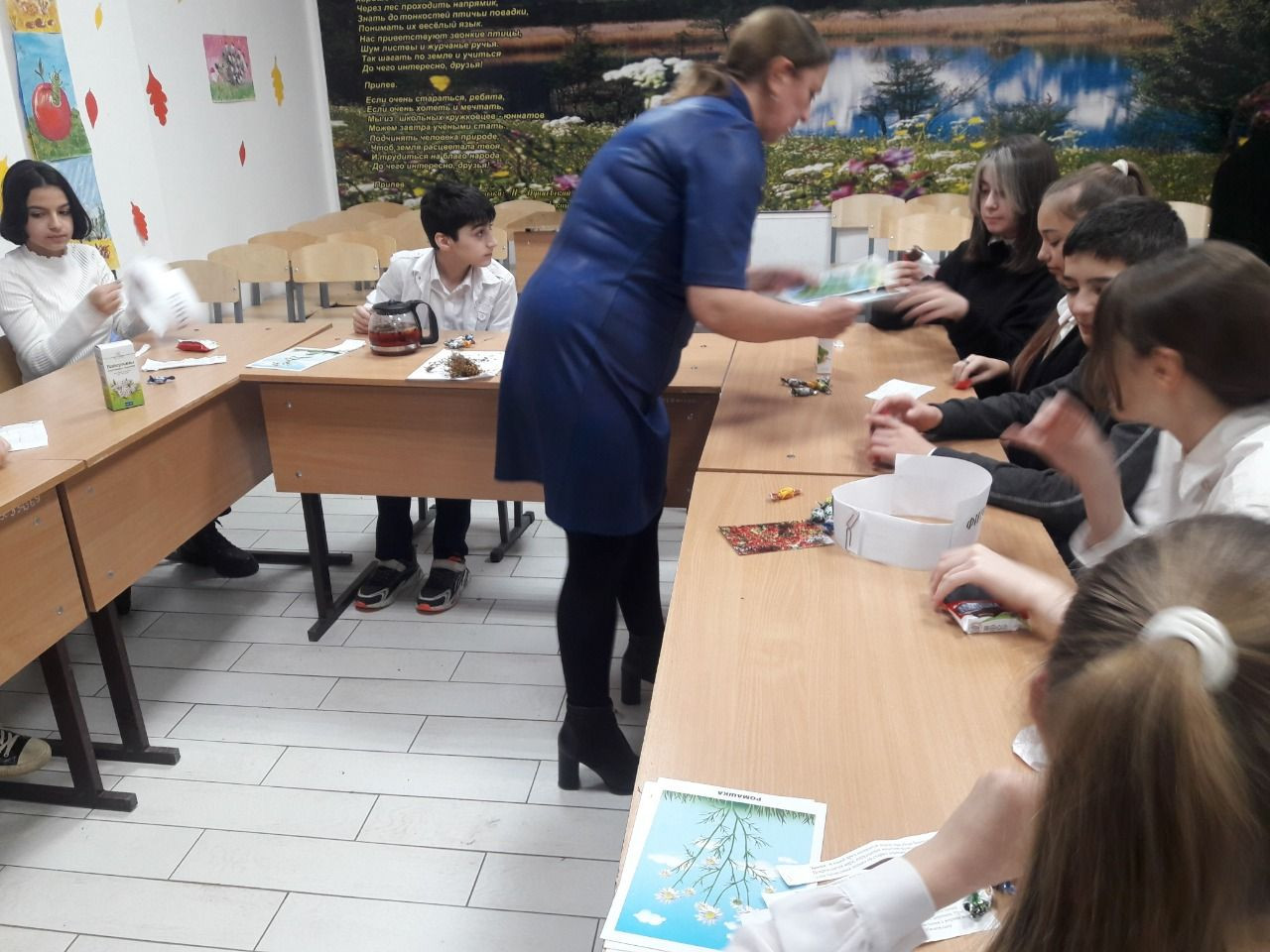 "Аптечный огород" занятие в объединении "Растениеводство"