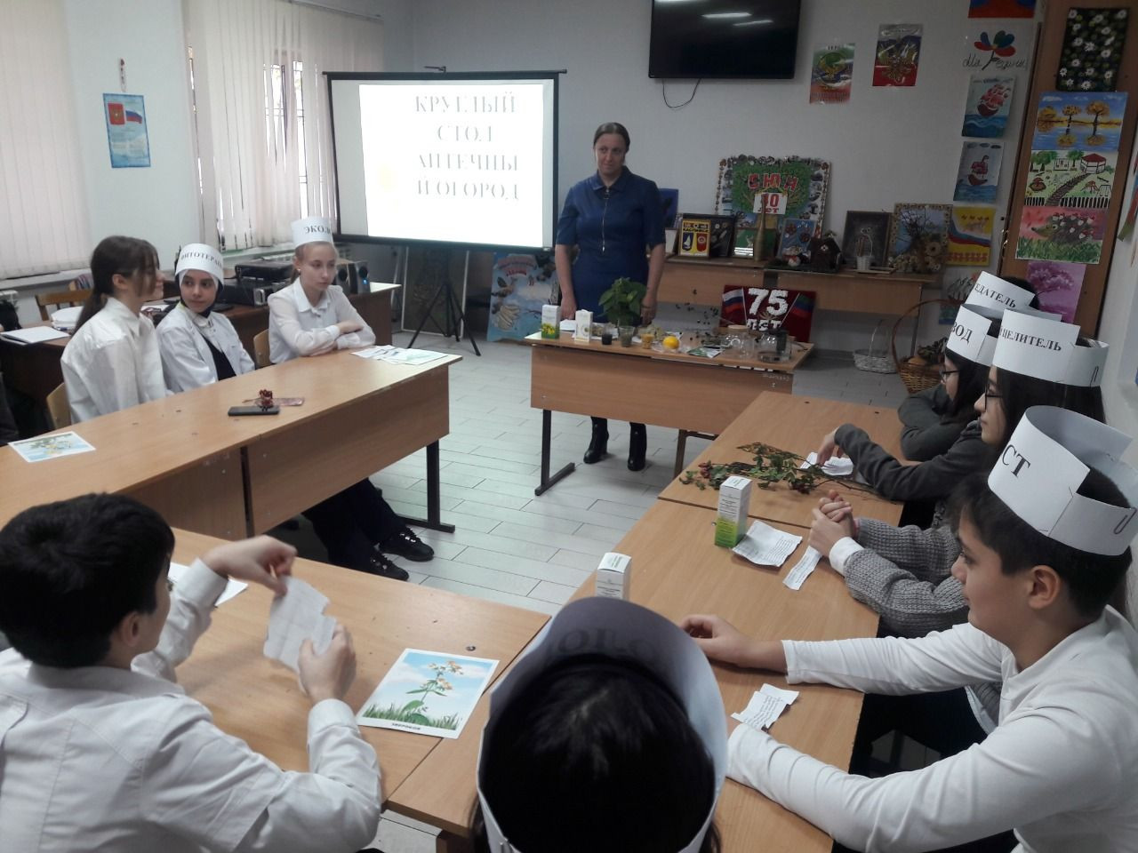 "Аптечный огород" занятие в объединении "Растениеводство"