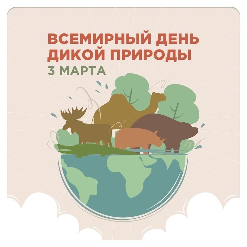 3 марта — Всемирный день дикой природы!