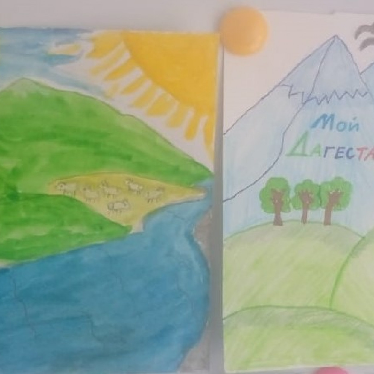 Выставка рисунков и поделок ко Дню единства народов Дагестана