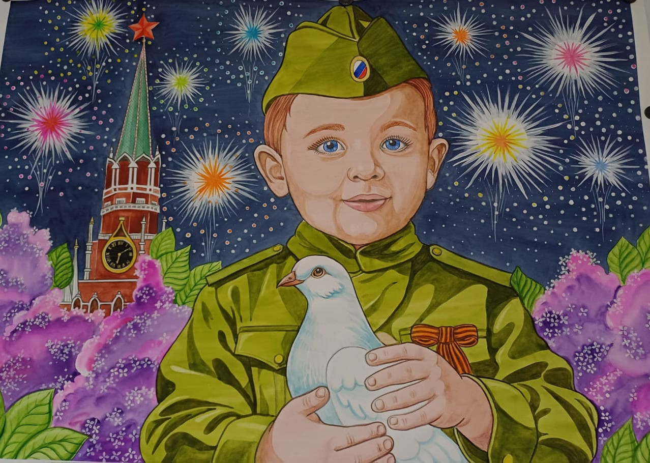 Выставка рисунков "Этот День Победы!"