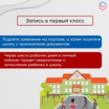Запись в 1 класс