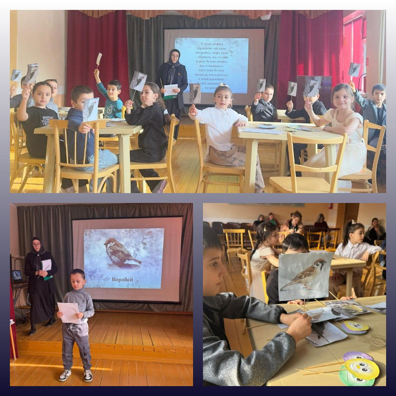 "Зимующие птицы нашей местности"