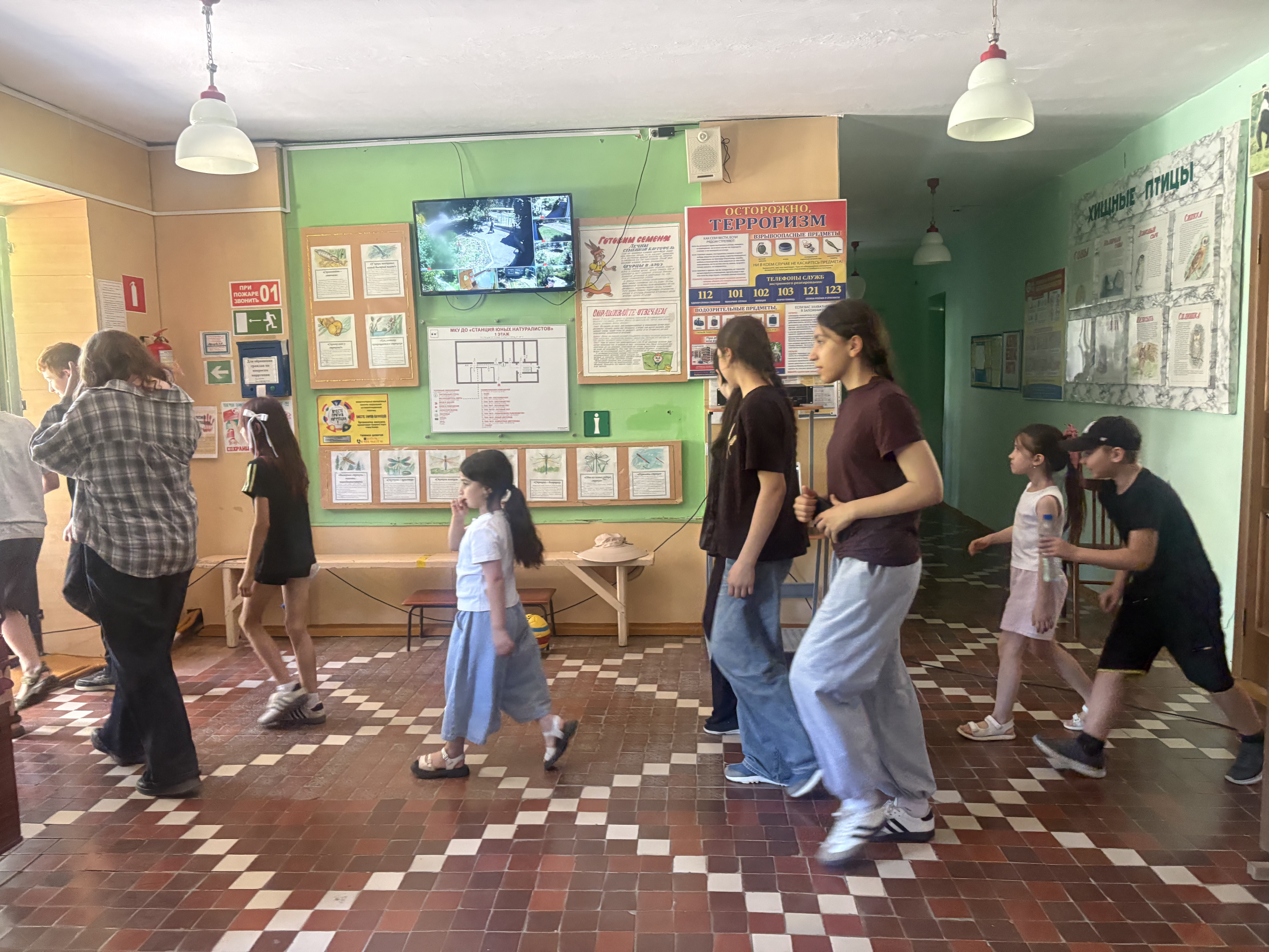Тренировочная эвакуация учащихся