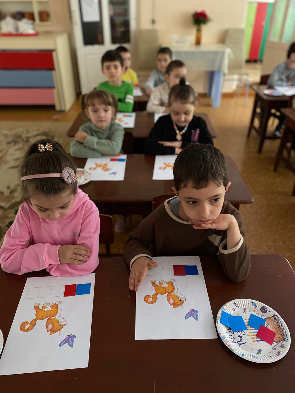 Старшая группа "А" Грамота. Цель: Умение проводить звуковой анализ слов