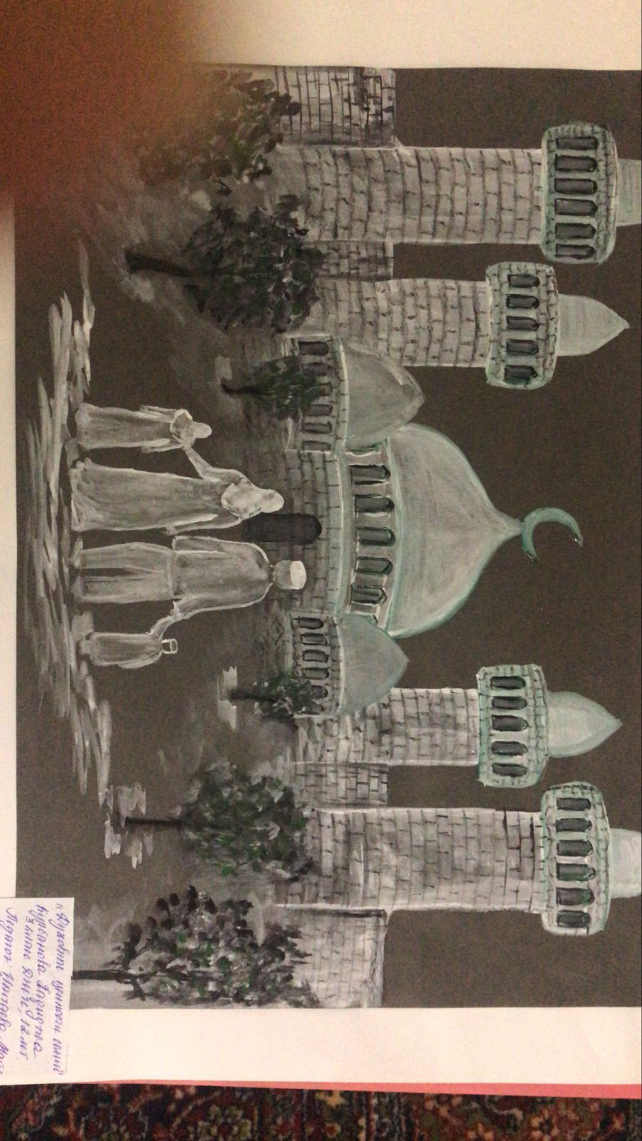 Работы воспитанников ДШИ художественного отделения под руководством Ибичаевой М. А.