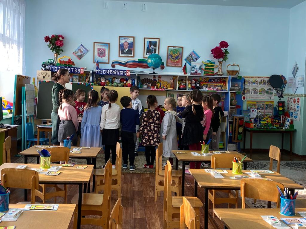 26.01.2023г в Подготовительной группе под руководством воспитателя Касумовой Г.М. прошло Открытое занятие по *Обучению грамоте*