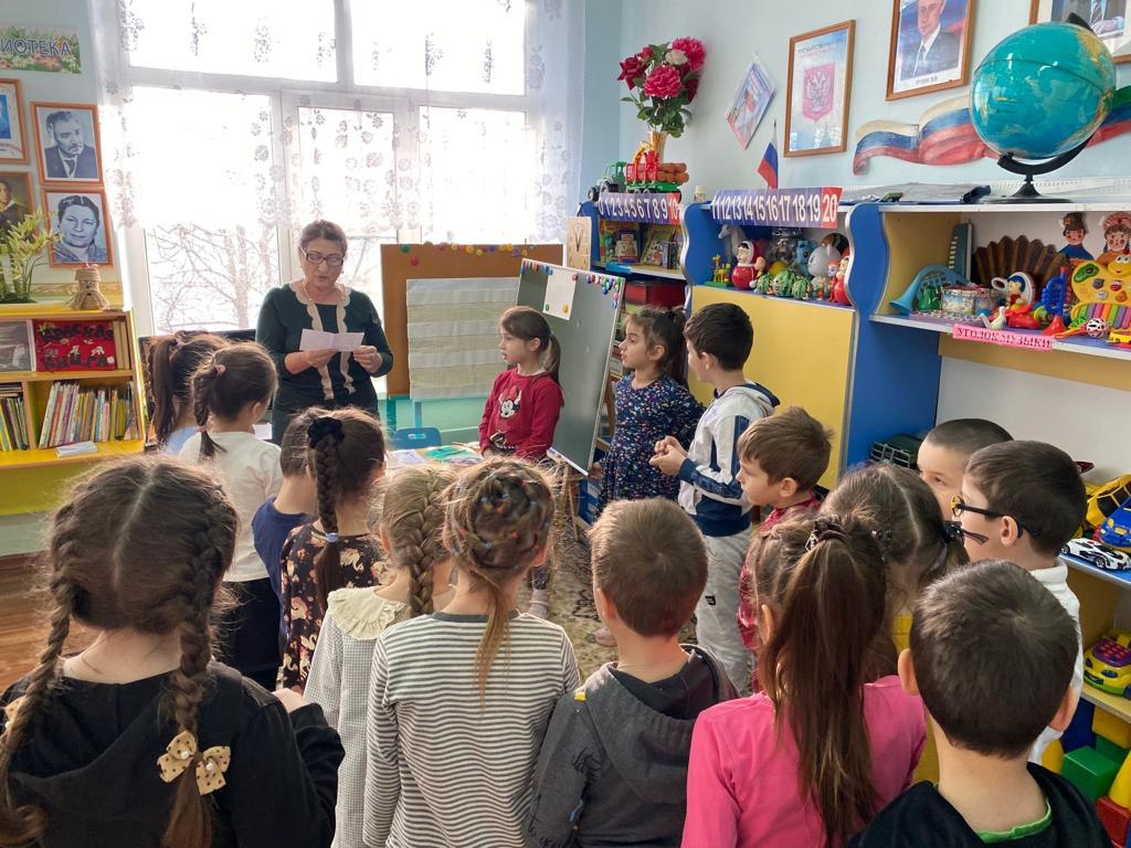 26.01.2023г в Подготовительной группе под руководством воспитателя Касумовой Г.М. прошло Открытое занятие по *Обучению грамоте*