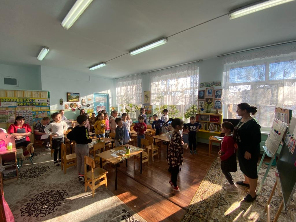 26.01.2023г в Подготовительной группе под руководством воспитателя Касумовой Г.М. прошло Открытое занятие по *Обучению грамоте*