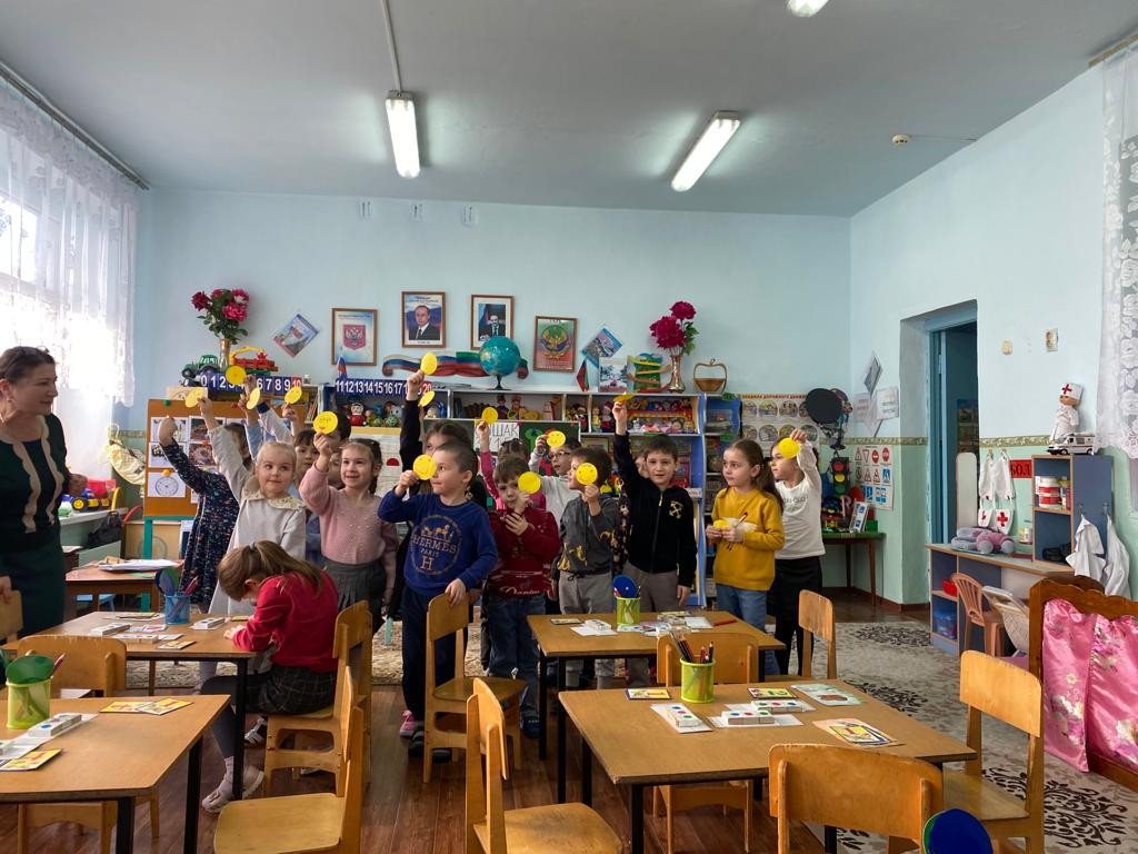 26.01.2023г в Подготовительной группе под руководством воспитателя Касумовой Г.М. прошло Открытое занятие по *Обучению грамоте*