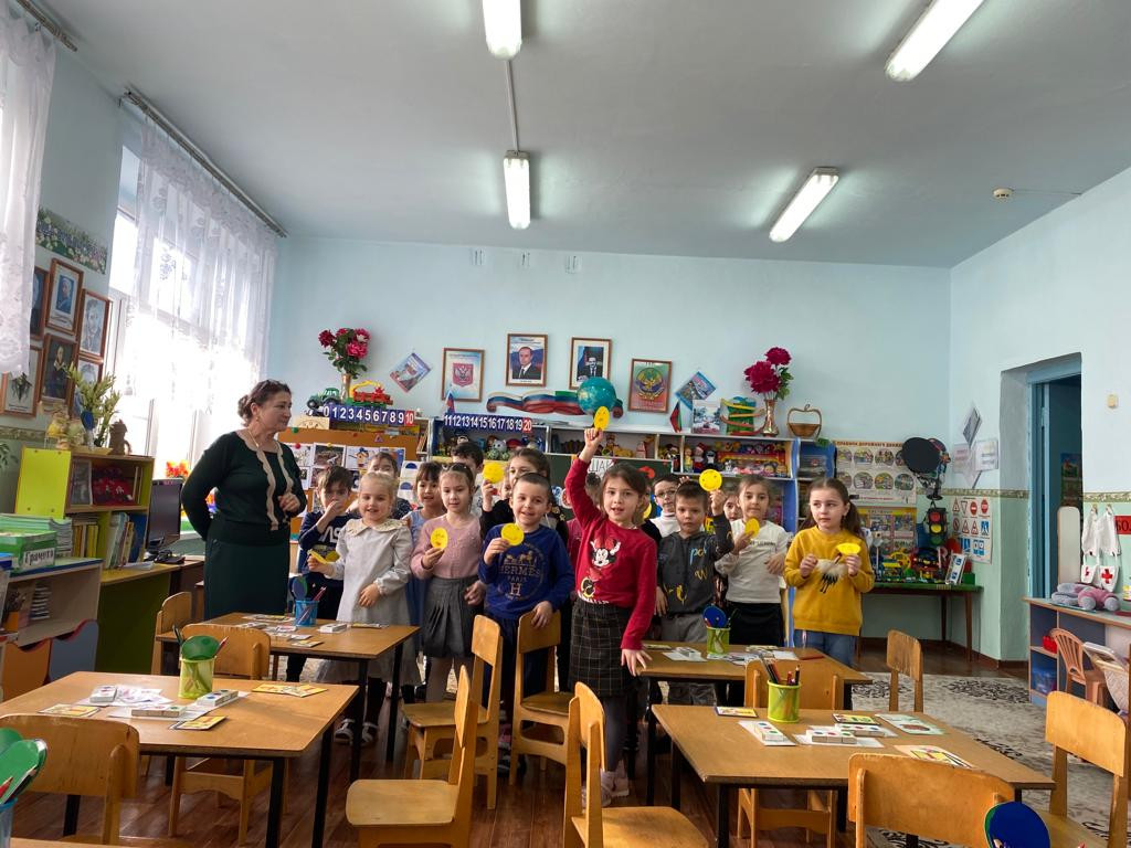 26.01.2023г в Подготовительной группе под руководством воспитателя Касумовой Г.М. прошло Открытое занятие по *Обучению грамоте*