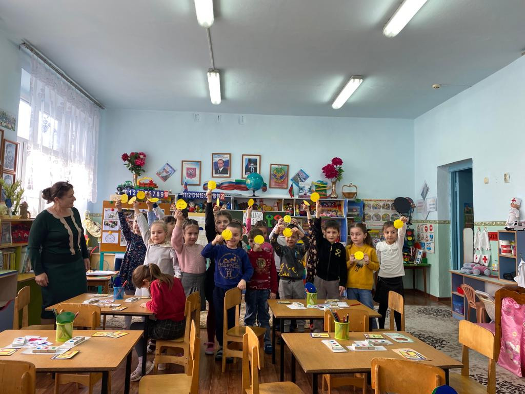 26.01.2023г в Подготовительной группе под руководством воспитателя Касумовой Г.М. прошло Открытое занятие по *Обучению грамоте*